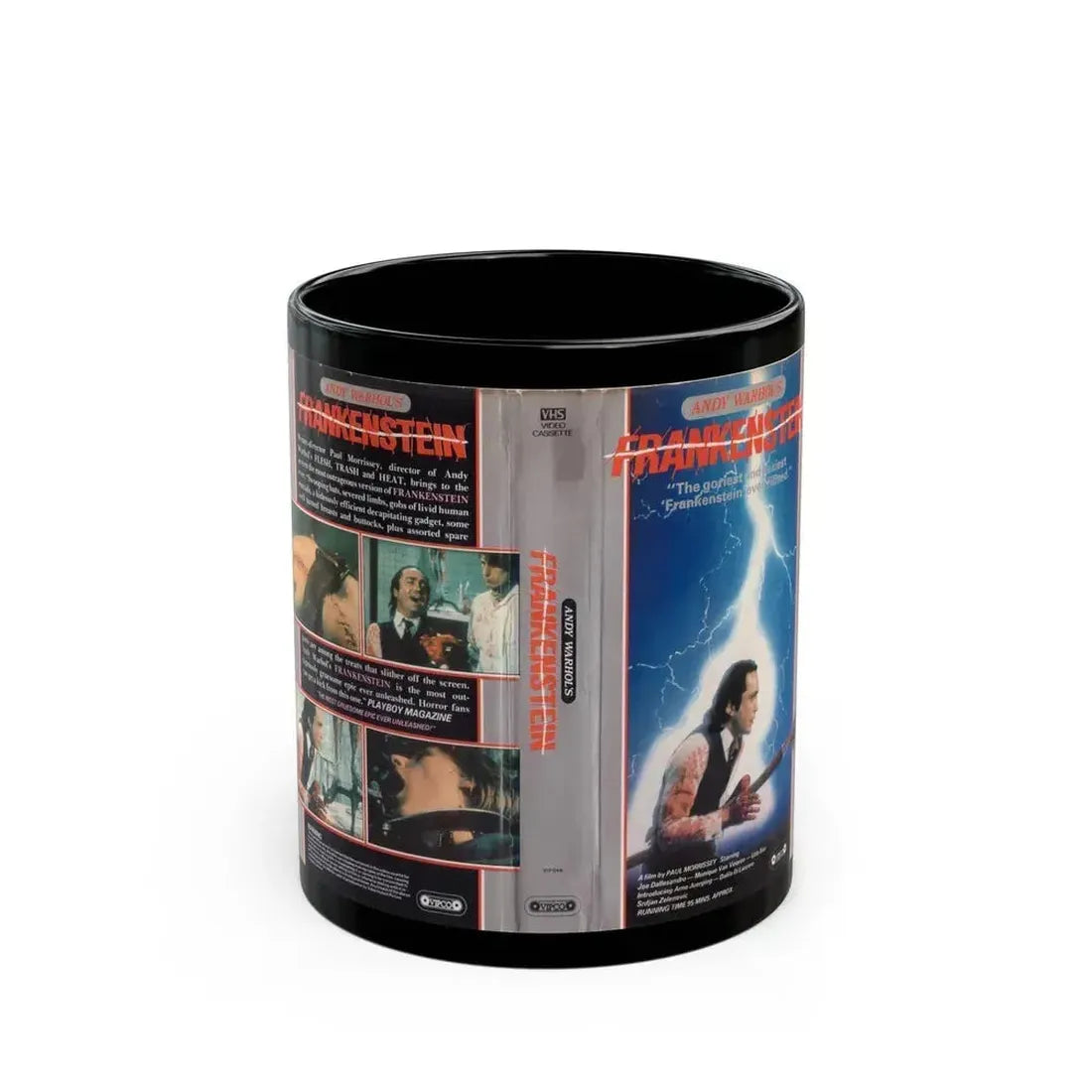 ANDY WARHOLS FRANKENSTEIN VIPCO (VHS COVER) - Black Coffee Mug 11oz - Go Mug Yourself