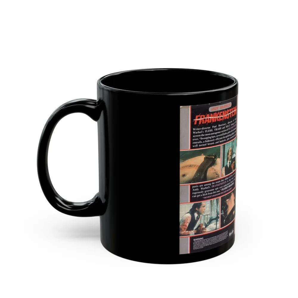 ANDY WARHOLS FRANKENSTEIN VIPCO (VHS COVER) - Black Coffee Mug-Go Mug Yourself