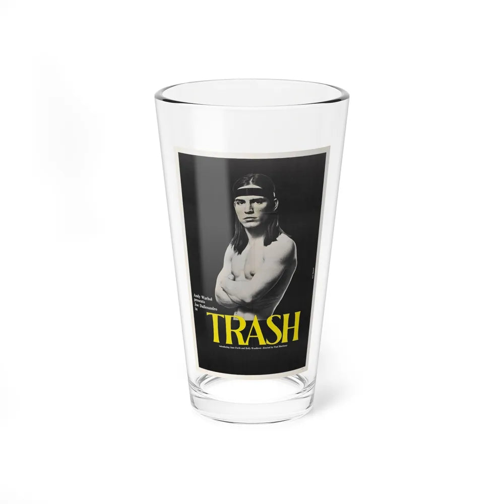 ANDY WARHOL'S TRASH 1970 Movie Poster - Pint Glass 16oz-16oz-Go Mug Yourself