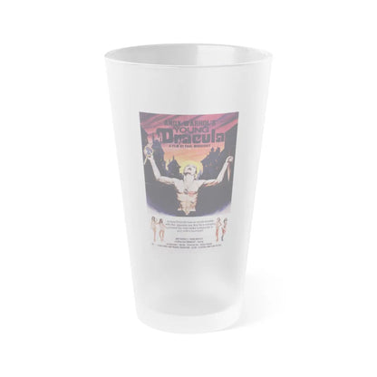 ANDY WARHOL'S YOUNG DRACULA (ANDY WARHOL'S DRACULA)(2) 1974 Movie Poster - Frosted Pint Glass 16oz-Go Mug Yourself