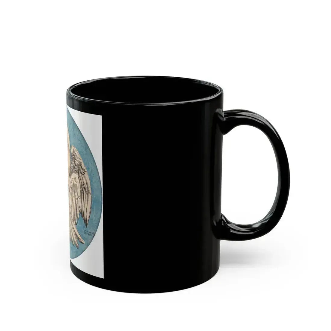 Angel, A Child's Prayer interior book illustration, 1926 - Black Coffee Mug - Go Mug Yourself