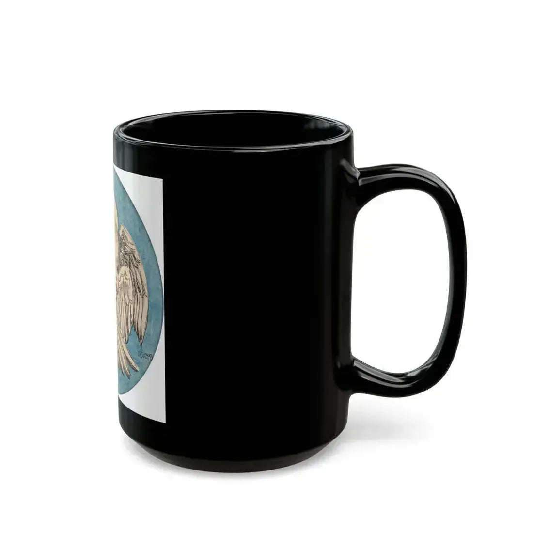 Angel, A Child's Prayer interior book illustration, 1926 - Black Coffee Mug - Go Mug Yourself