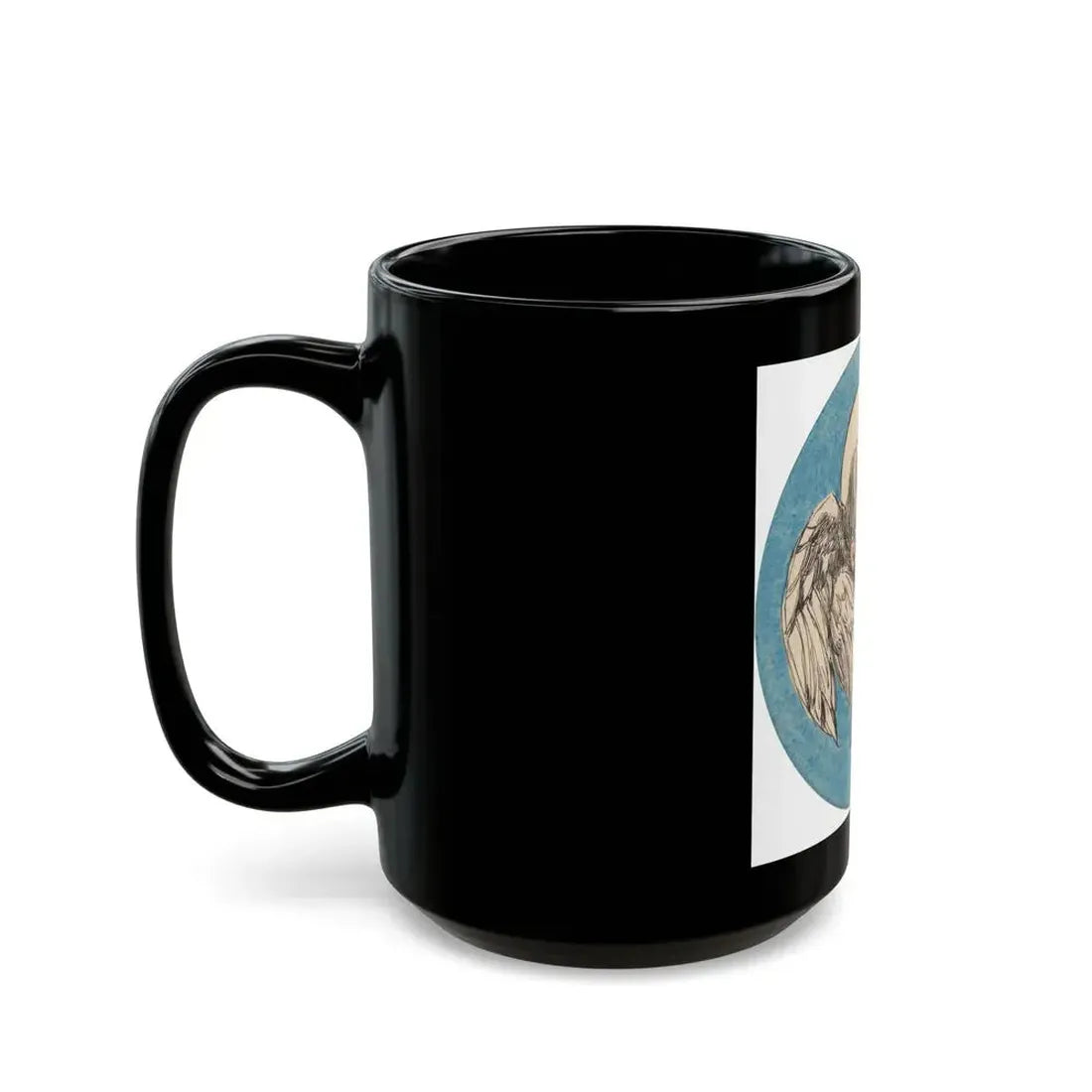 Angel, A Child's Prayer interior book illustration, 1926 - Black Coffee Mug - Go Mug Yourself
