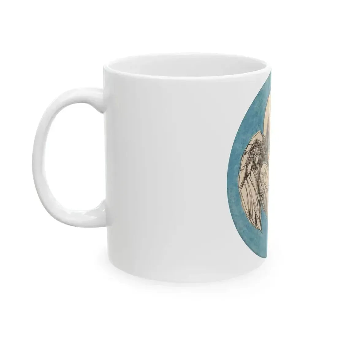 Angel, A Child's Prayer interior book illustration, 1926 - White Coffee Mug - Go Mug Yourself