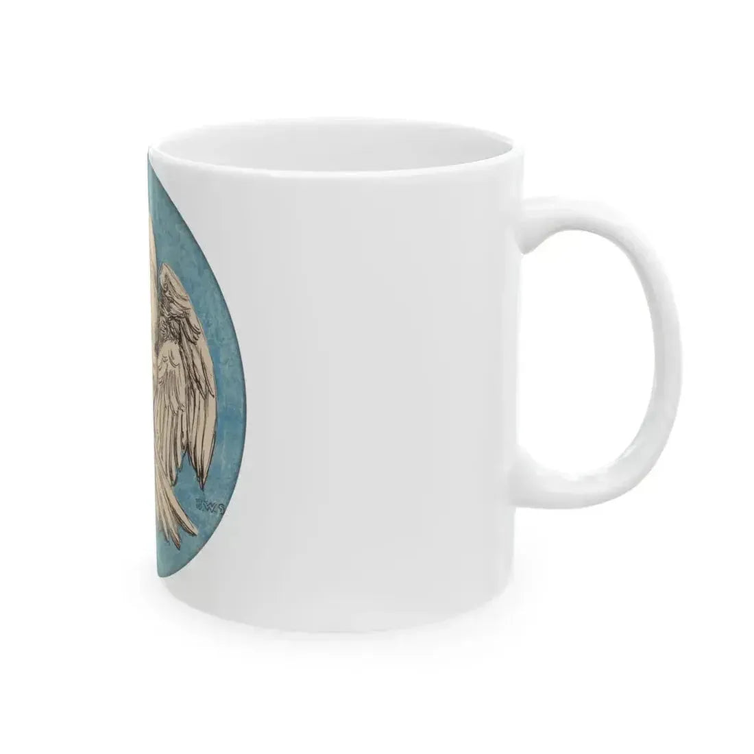 Angel, A Child's Prayer interior book illustration, 1926 - White Coffee Mug - Go Mug Yourself