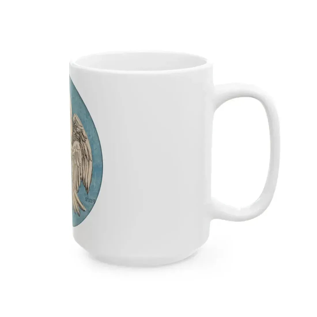 Angel, A Child's Prayer interior book illustration, 1926 - White Coffee Mug - Go Mug Yourself