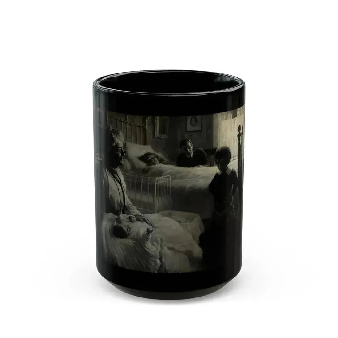 Angel Girl, American Boy magazine interior illustration, 1909 - Black Coffee Mug 15oz - Go Mug Yourself