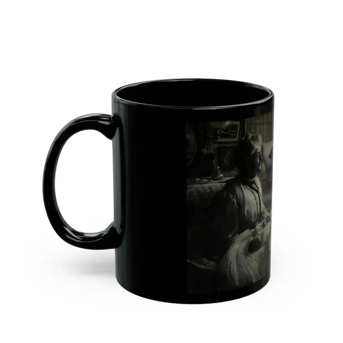 Angel Girl, American Boy magazine interior illustration, 1909 - Black Coffee Mug - Go Mug Yourself