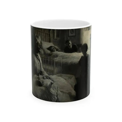 Angel Girl, American Boy magazine interior illustration, 1909 - White Coffee Mug 11oz - Go Mug Yourself