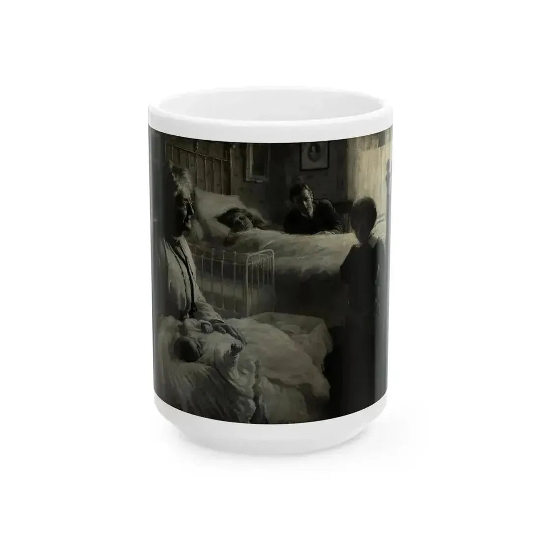Angel Girl, American Boy magazine interior illustration, 1909 - White Coffee Mug 15oz - Go Mug Yourself