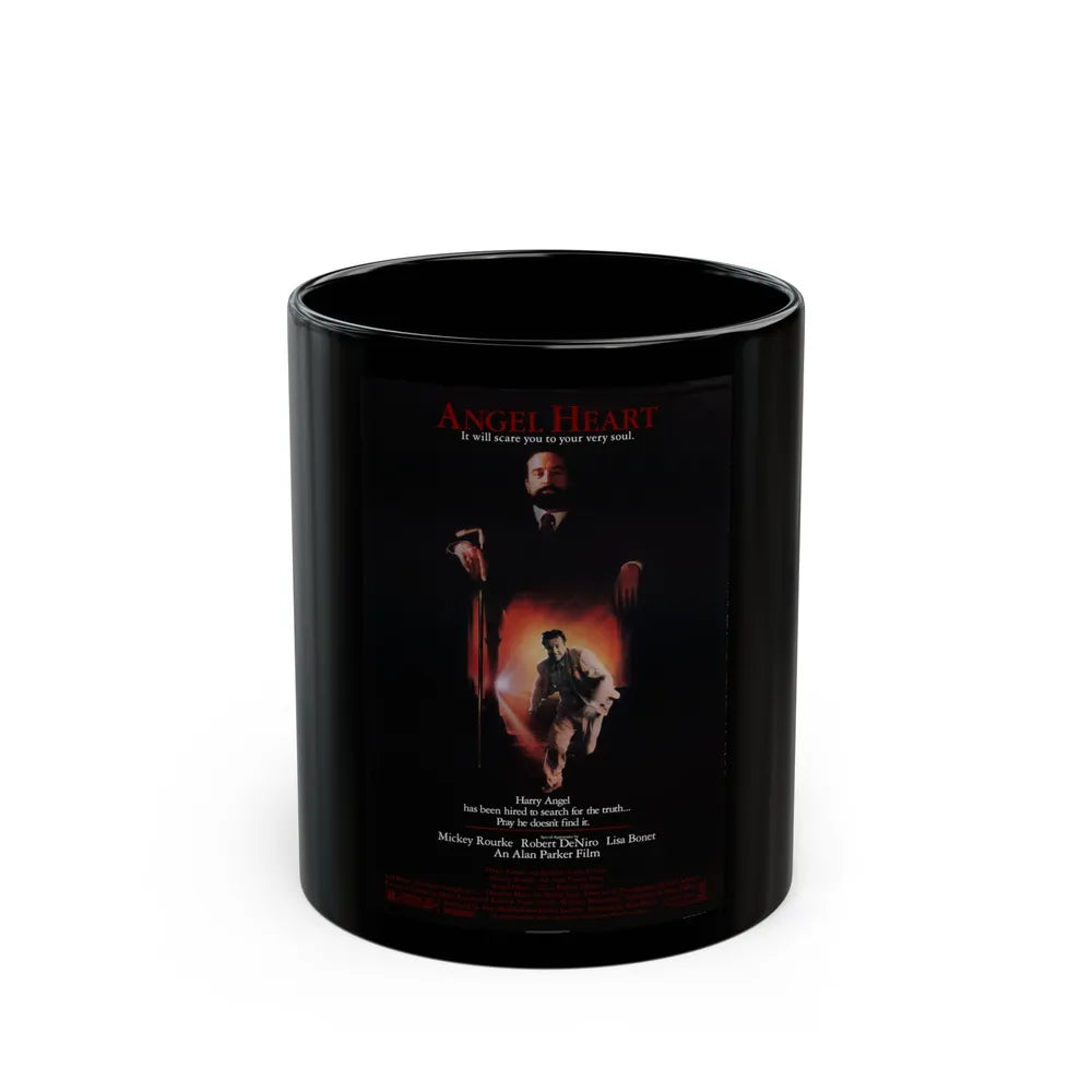 ANGEL HEART 1987 Movie Poster - Black Coffee Mug-11oz-Go Mug Yourself