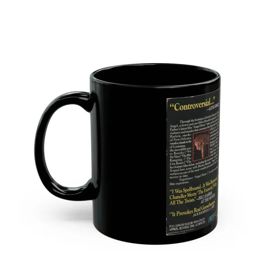 ANGEL HEART (VHS COVER) - Black Coffee Mug - Go Mug Yourself