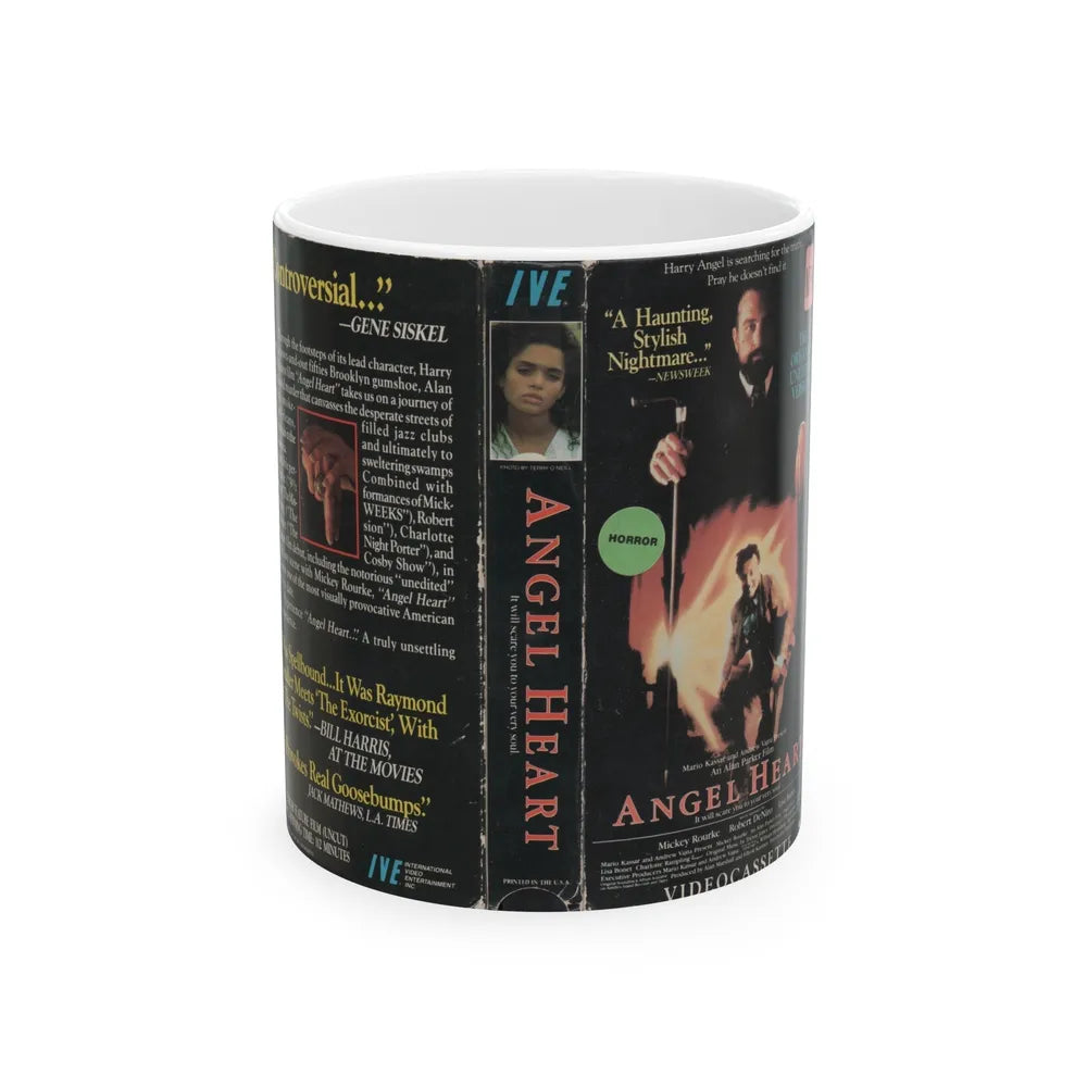 ANGEL HEART (VHS COVER) - White Coffee Mug-11oz-Go Mug Yourself