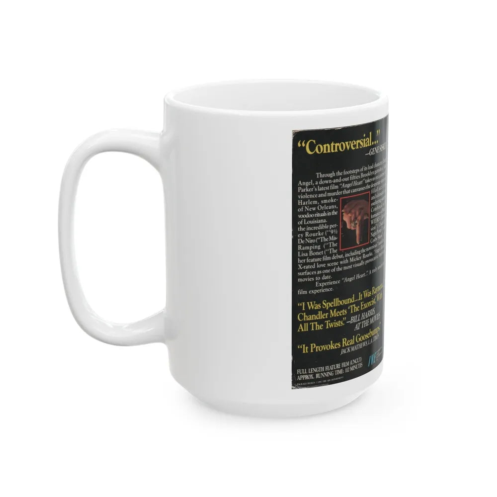 ANGEL HEART (VHS COVER) - White Coffee Mug-Go Mug Yourself