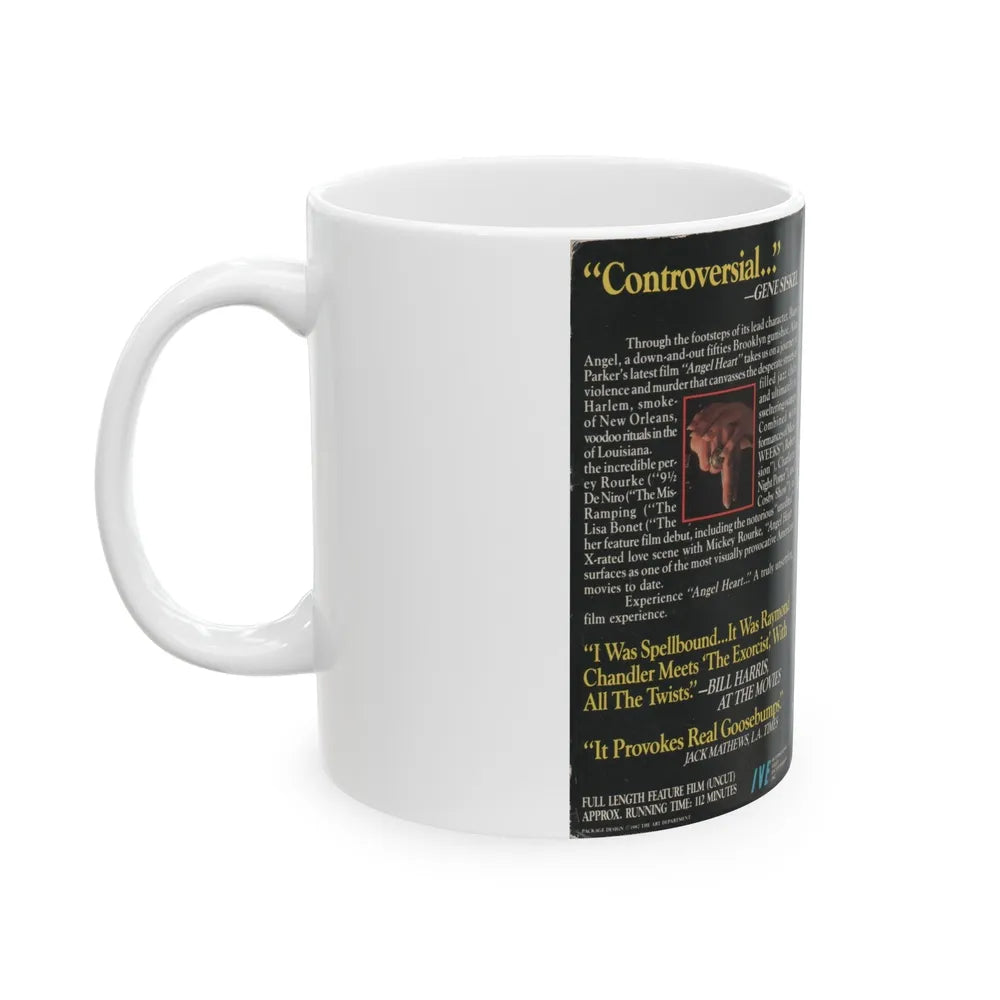 ANGEL HEART (VHS COVER) - White Coffee Mug-Go Mug Yourself