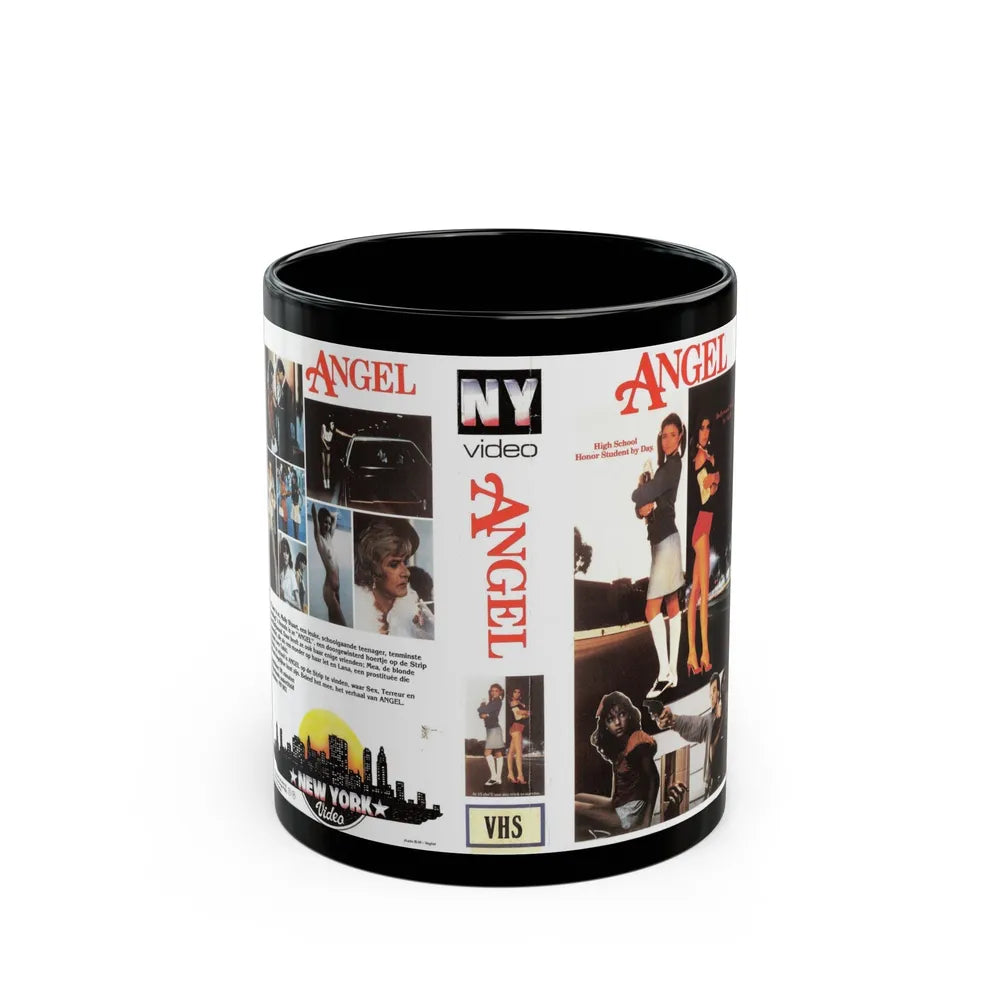 ANGEL (VHS COVER) - Black Coffee Mug-11oz-Go Mug Yourself