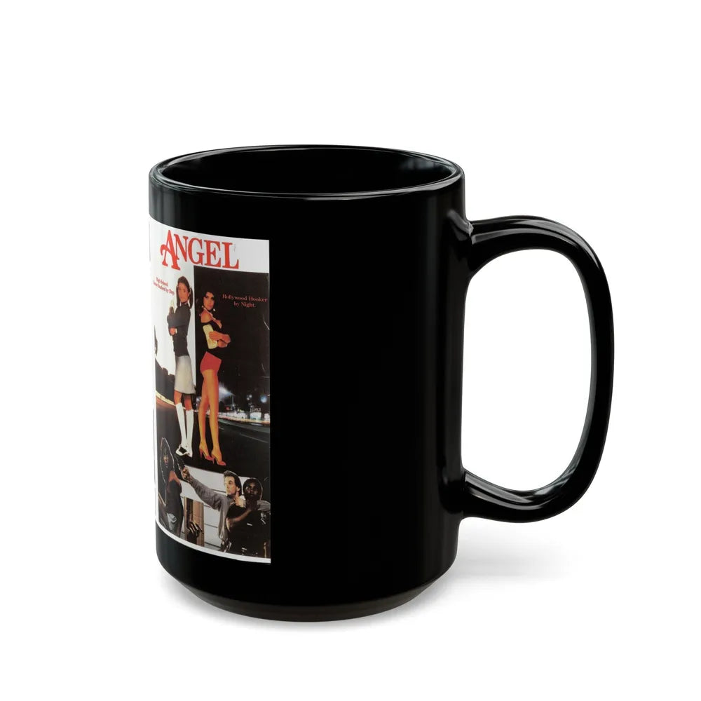 ANGEL (VHS COVER) - Black Coffee Mug-Go Mug Yourself