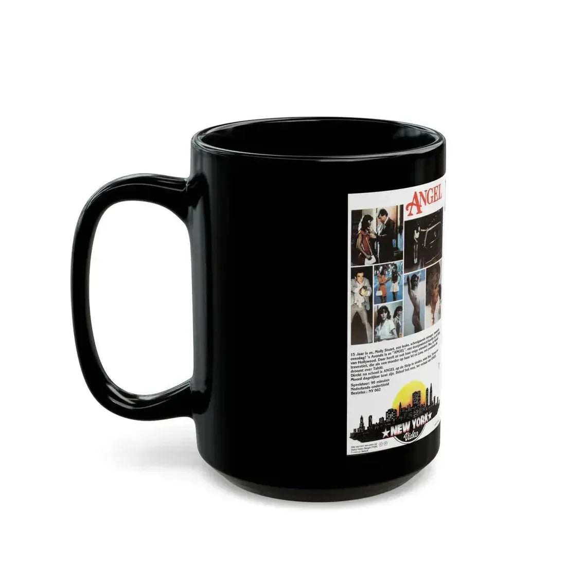 ANGEL (VHS COVER) - Black Coffee Mug - Go Mug Yourself