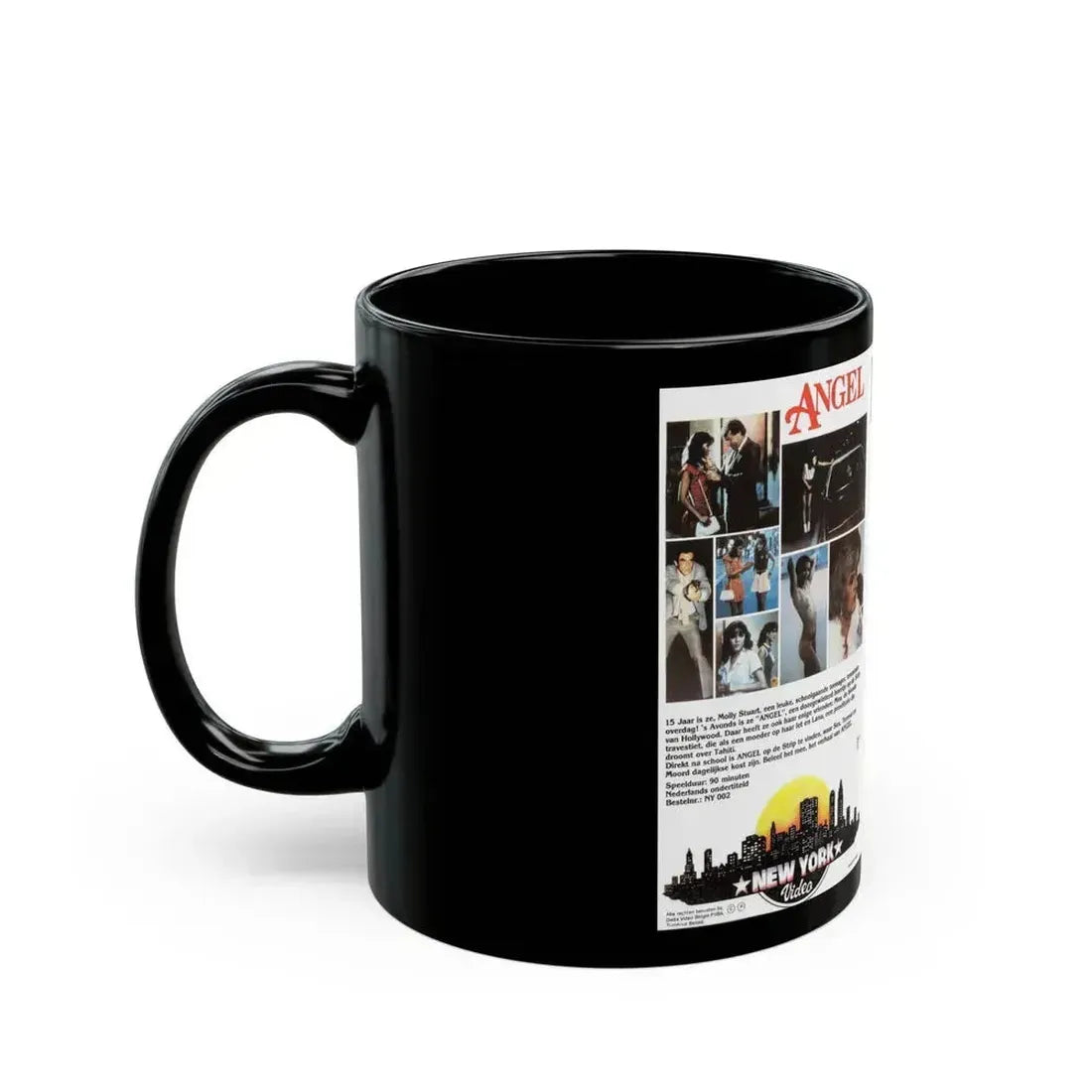 ANGEL (VHS COVER) - Black Coffee Mug - Go Mug Yourself