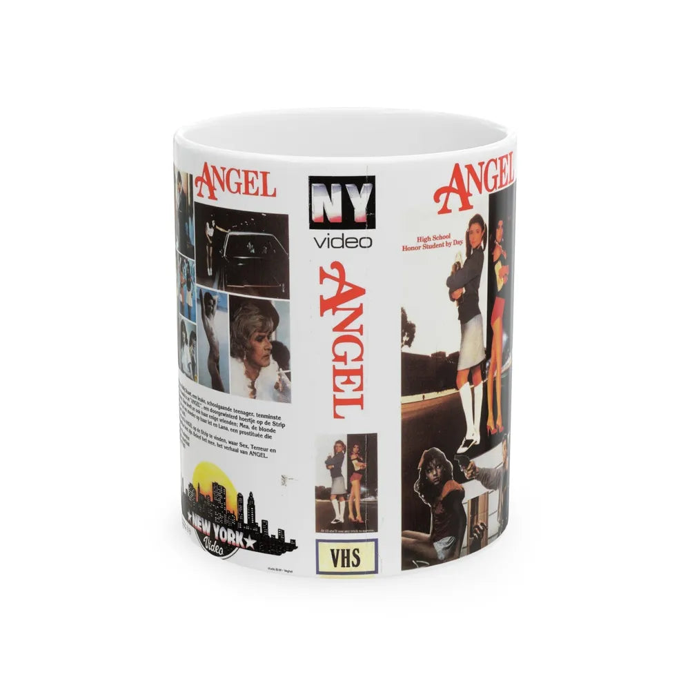 ANGEL (VHS COVER) - White Coffee Mug-11oz-Go Mug Yourself