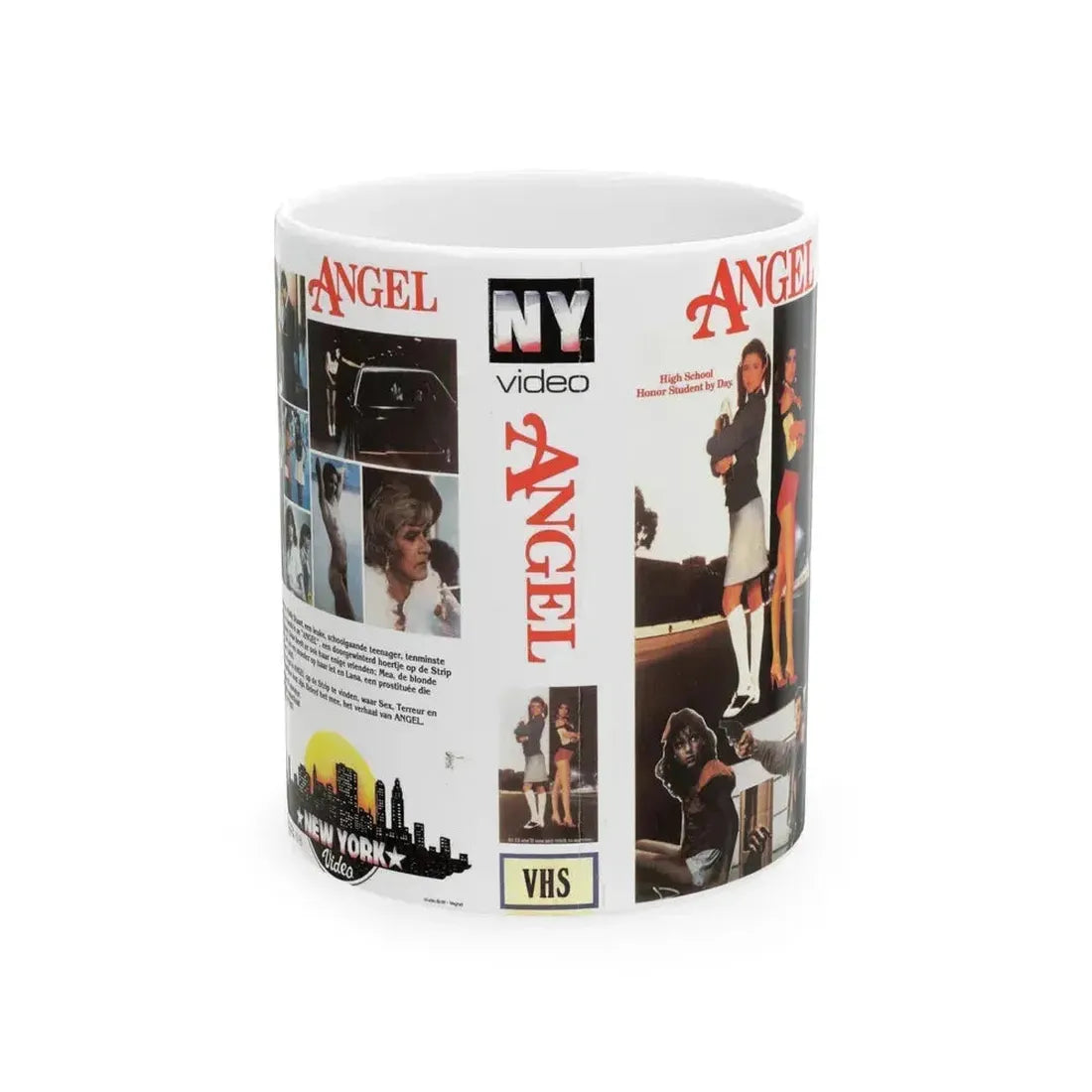 ANGEL (VHS COVER) - White Coffee Mug 11oz - Go Mug Yourself