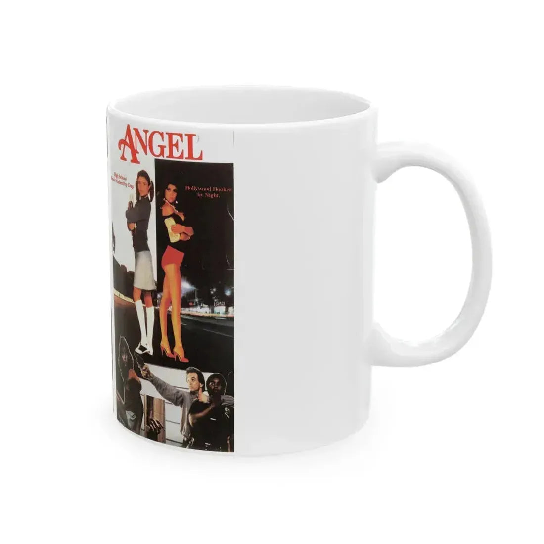 ANGEL (VHS COVER) - White Coffee Mug - Go Mug Yourself