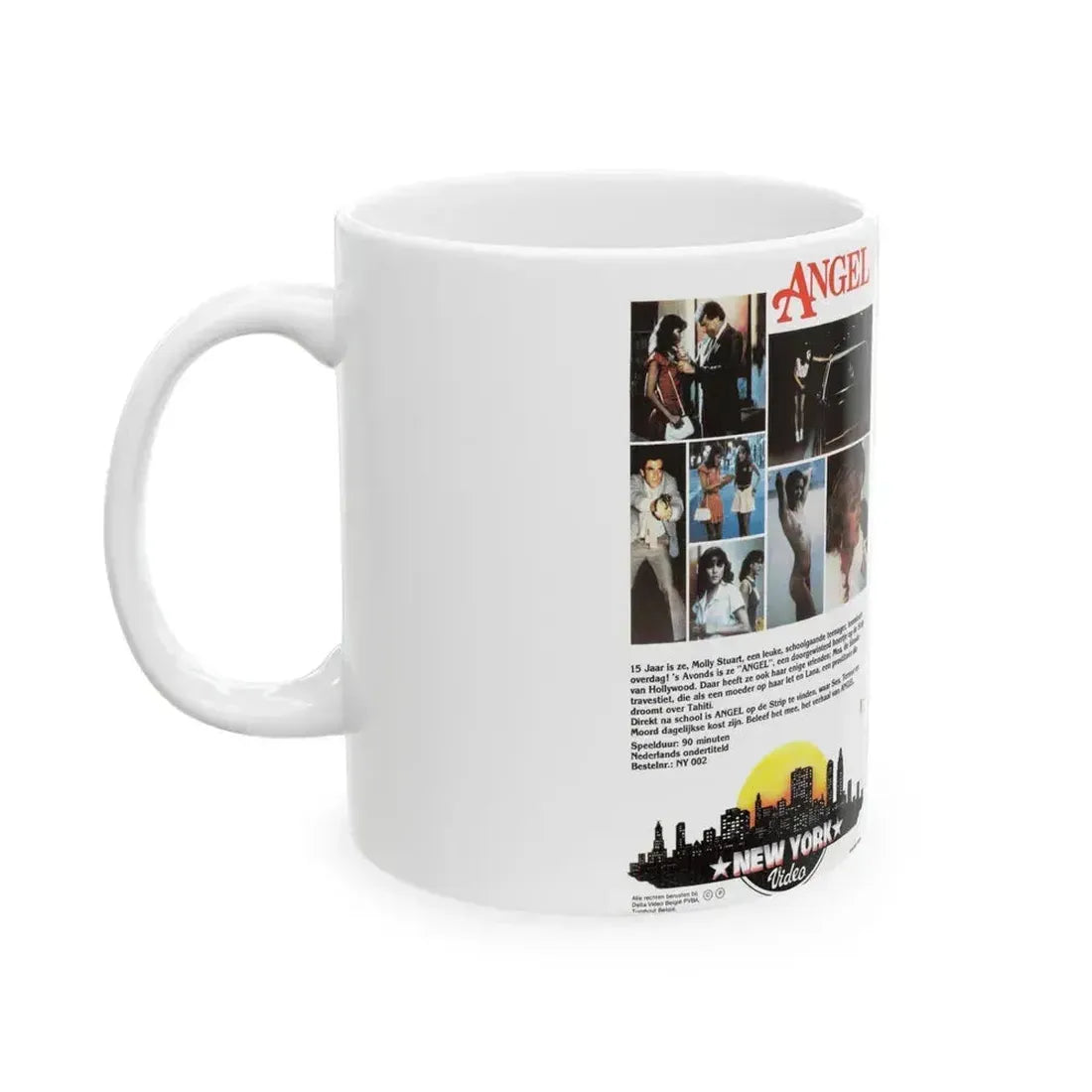 ANGEL (VHS COVER) - White Coffee Mug - Go Mug Yourself