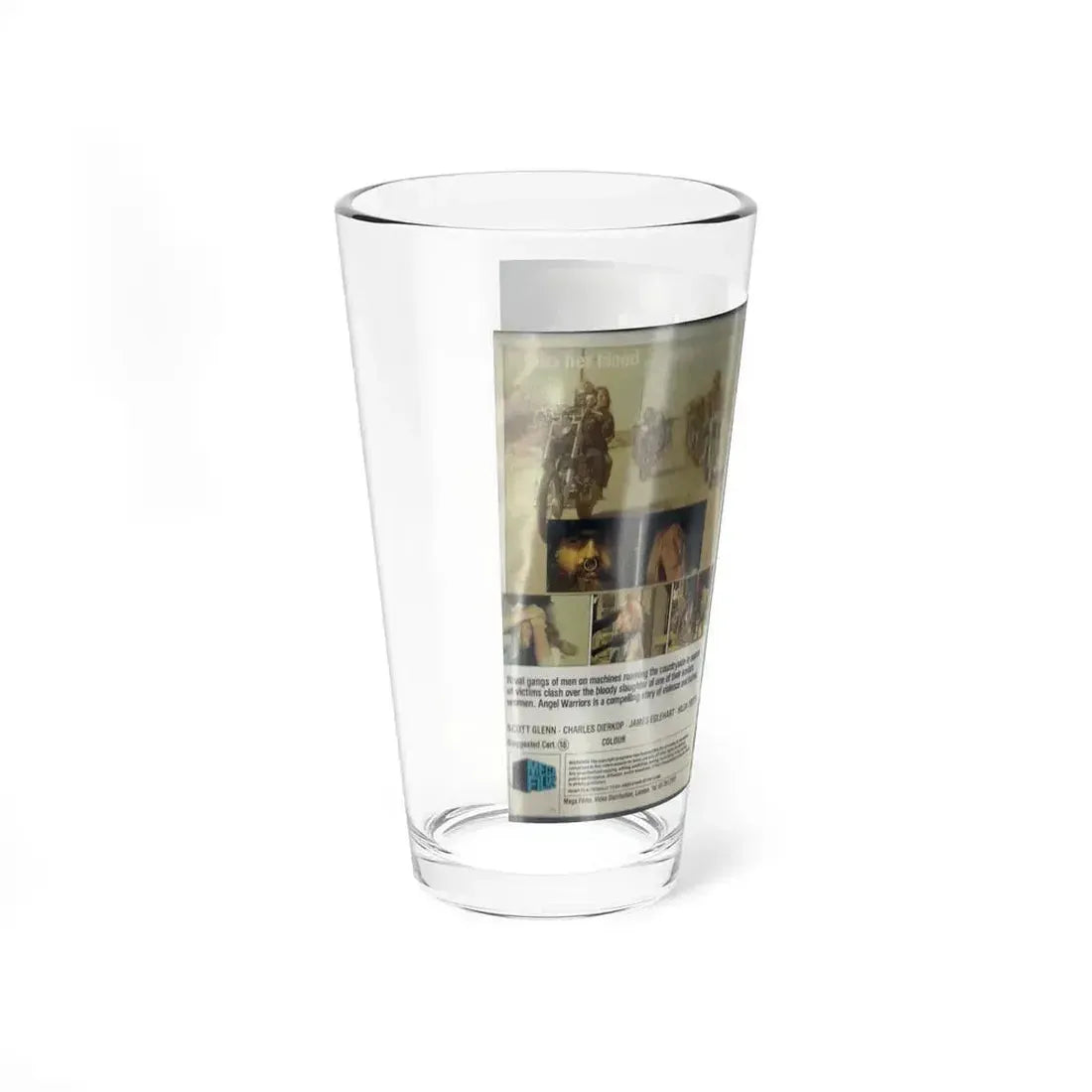 ANGEL WARRIORS (VHS COVER) Pint Glass 16oz - Go Mug Yourself