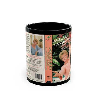 ANGELA LANSBURYS POSITIVE MOVES WORKOUT VIDEO (VHS COVER) - Black Coffee Mug 11oz - Go Mug Yourself