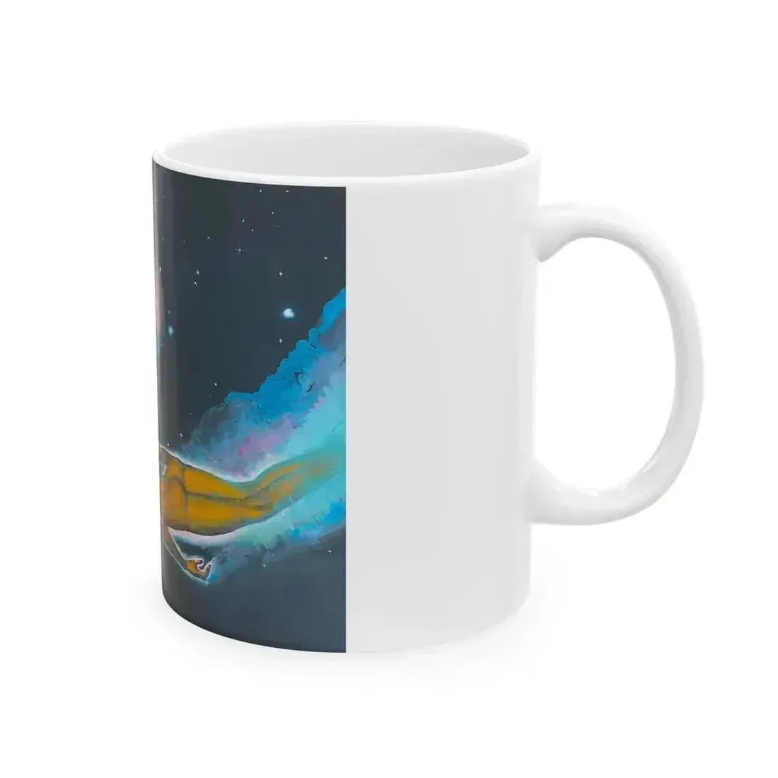 Angela's Rainbow (1) - White Coffee Mug - Go Mug Yourself