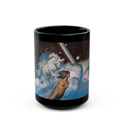 Angela's Rainbow (2) - Black Coffee Mug 15oz - Go Mug Yourself
