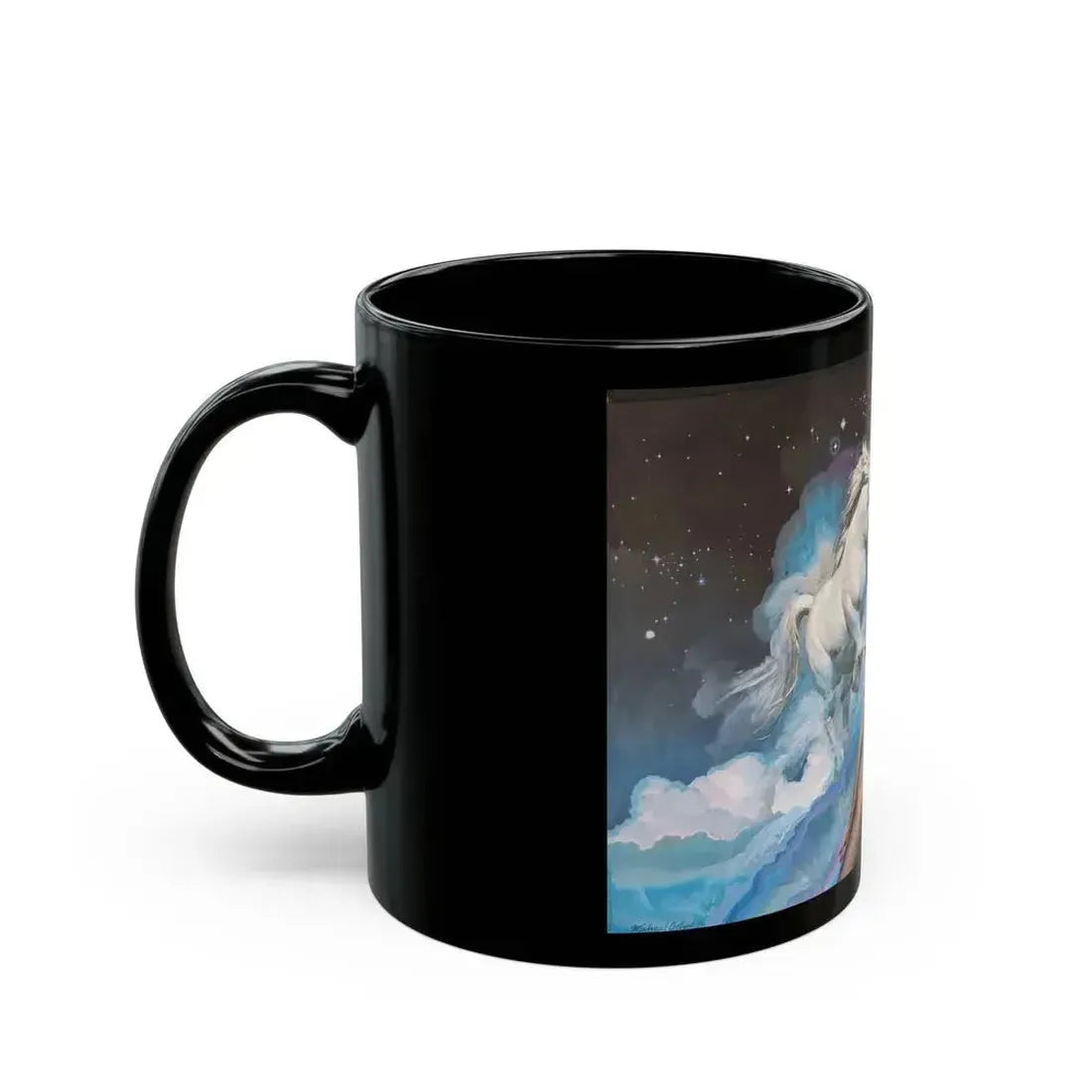 Angela's Rainbow (2) - Black Coffee Mug - Go Mug Yourself