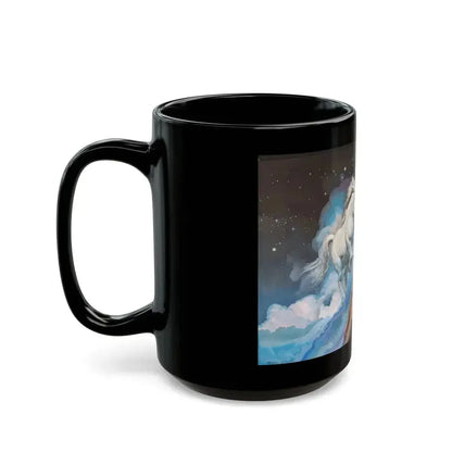Angela's Rainbow (2) - Black Coffee Mug - Go Mug Yourself