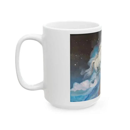 Angela's Rainbow (2) - White Coffee Mug - Go Mug Yourself