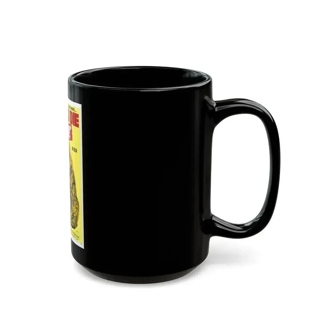ANGELS DIE HARD 1970 Movie Poster - Black Coffee Mug - Go Mug Yourself