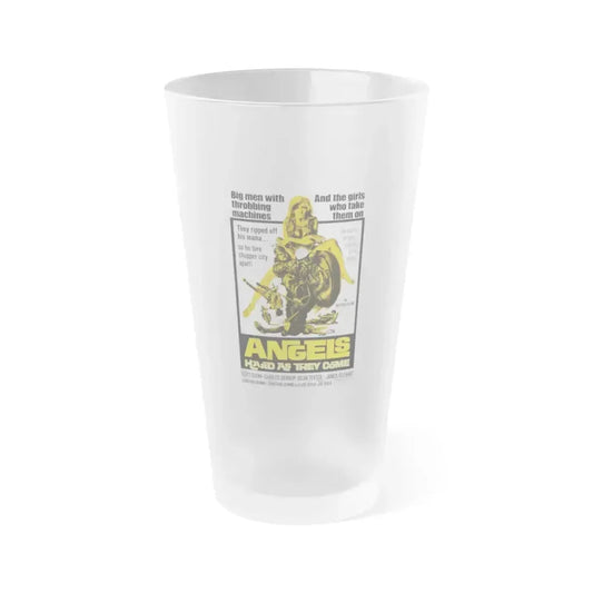 ANGELS HARD AS THEY COME 1971 Movie Poster - Frosted Pint Glass 16oz 16oz Frosted - Go Mug Yourself