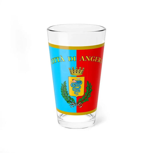 Angera-Bandiera (Italy) Pint Glass 16oz 16oz - Go Mug Yourself