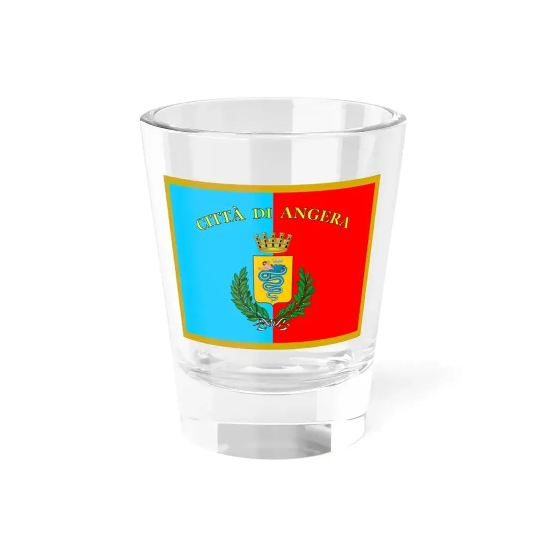 Angera-Bandiera (Italy) Shot Glass 1.5oz 1.5oz - Go Mug Yourself