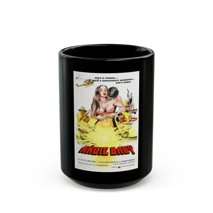 ANGIE BABY 1974 Movie Poster - Black Coffee Mug 15oz - Go Mug Yourself