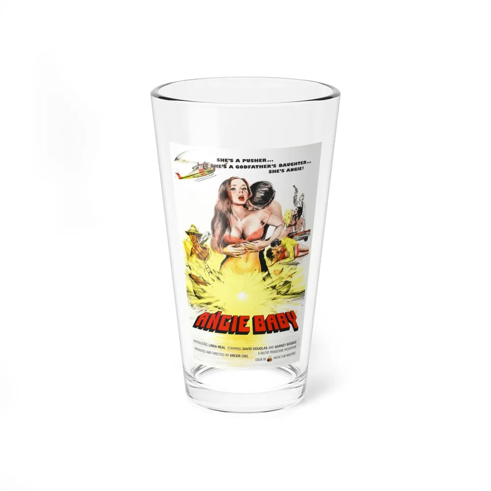 ANGIE BABY 1974 Movie Poster - Pint Glass 16oz-16oz-Go Mug Yourself