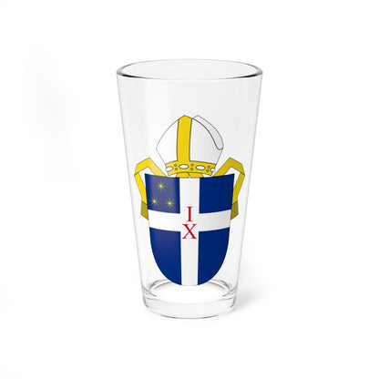 Angl-NZ-Christchurch-Arms (New Zealand) (Coat of Arms) Pint Glass 16oz 16oz - Go Mug Yourself