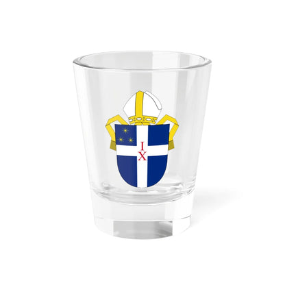 Angl-NZ-Christchurch-Arms (New Zealand) (Coat of Arms) Shot Glass 1.5oz 1.5oz - Go Mug Yourself