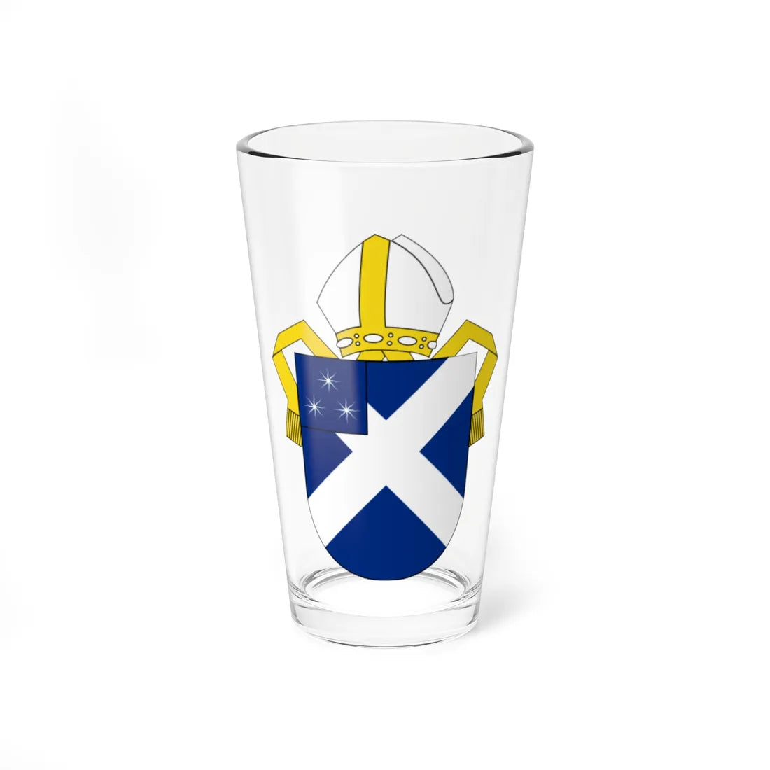 Angl-NZ-Waiapu-Arms (New Zealand) (Coat of Arms) Pint Glass 16oz 16oz - Go Mug Yourself