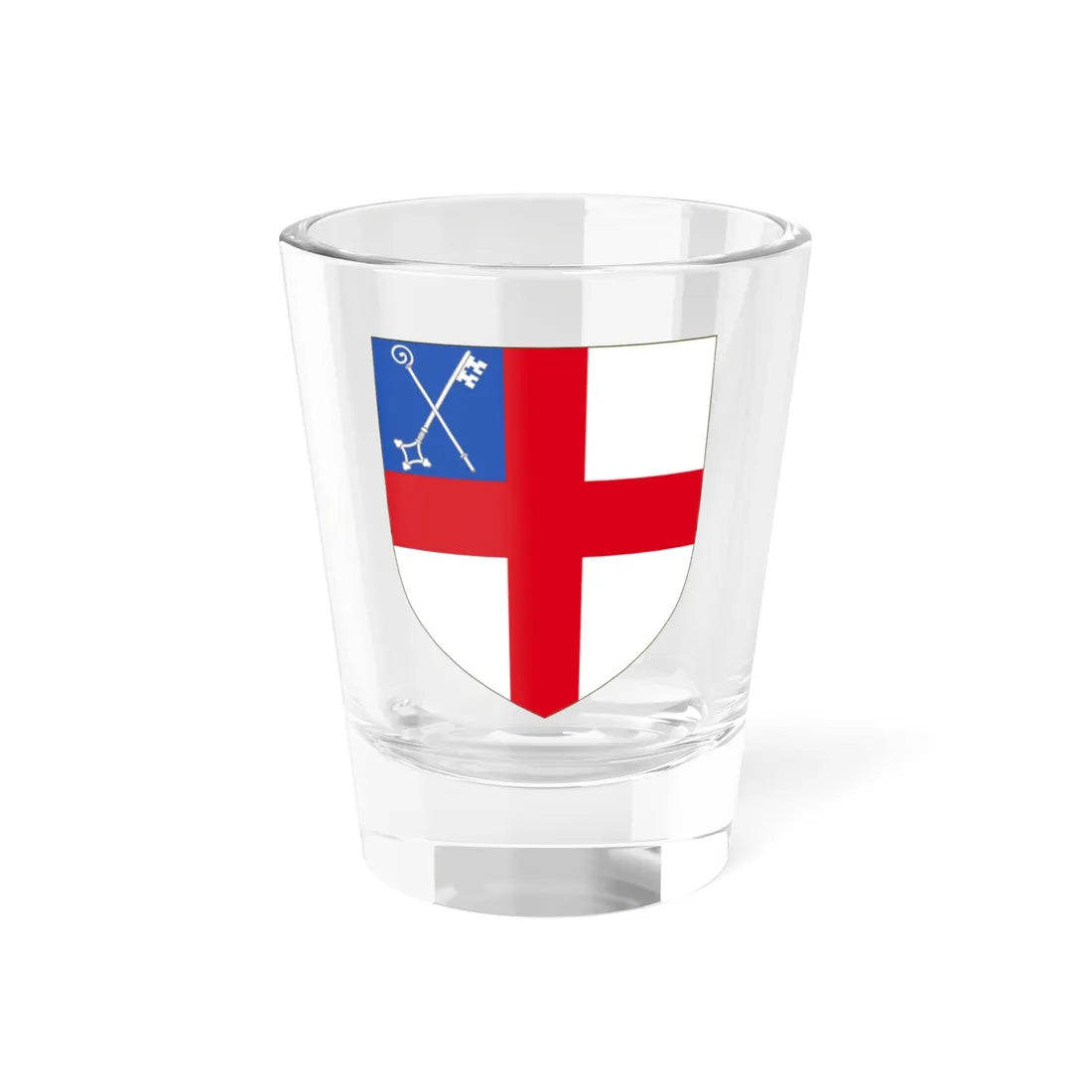 Anglican Catholic Church (United Kingdom) (Coat of Arms) Shot Glass 1.5oz 1.5oz - Go Mug Yourself