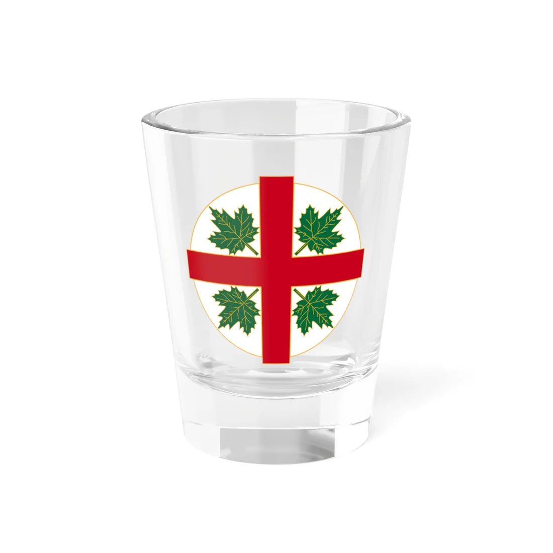 Anglican Church of Canada Badge (Canada) (Coat of Arms) Shot Glass 1.5oz 1.5oz - Go Mug Yourself