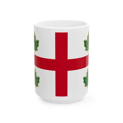 Anglican Church of Canada Flag (Canada) White Coffee Mug 15oz - Go Mug Yourself