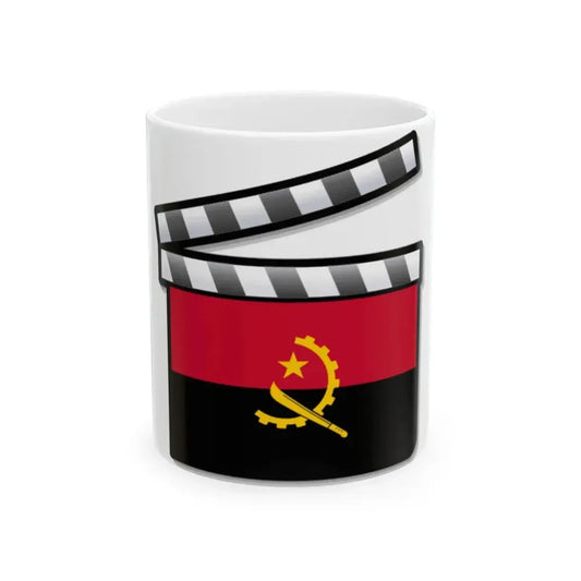 Angola film clapperboard (Angola) White Coffee Mug 11oz - Go Mug Yourself