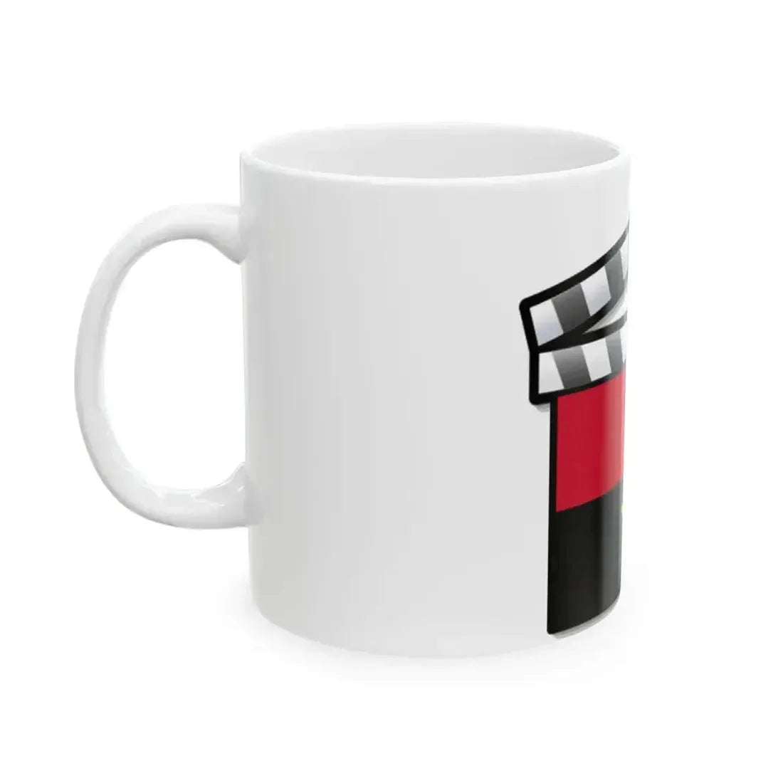 Angola film clapperboard (Angola) White Coffee Mug - Go Mug Yourself