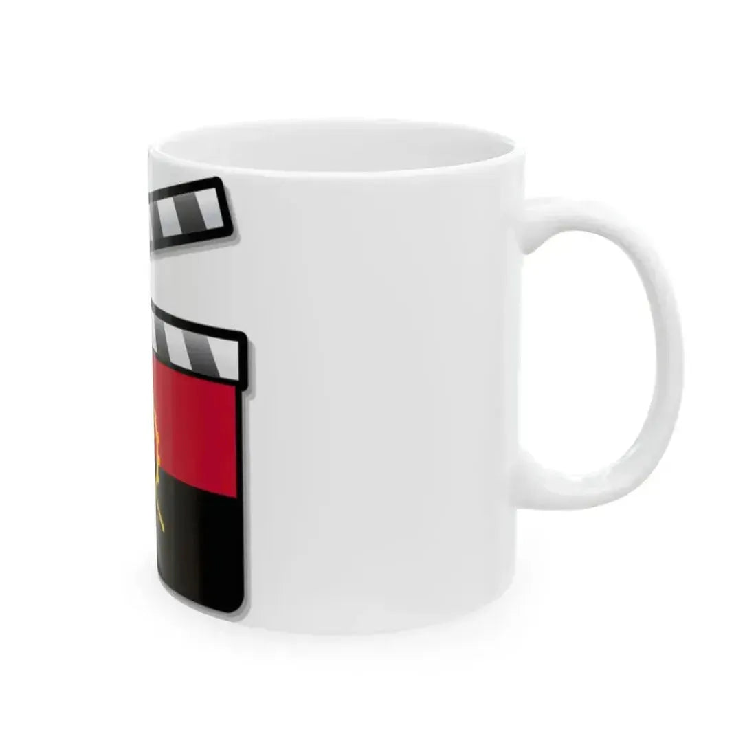 Angola film clapperboard (Angola) White Coffee Mug - Go Mug Yourself