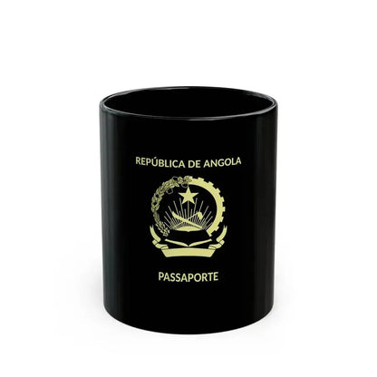 Angolan Passport - Black Coffee Mug 11oz - Go Mug Yourself